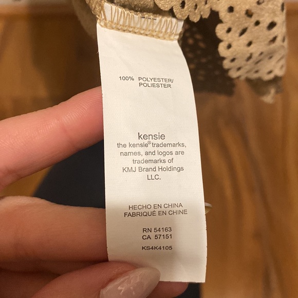 Tan suede NWT kensie tank - Picture 3 of 4